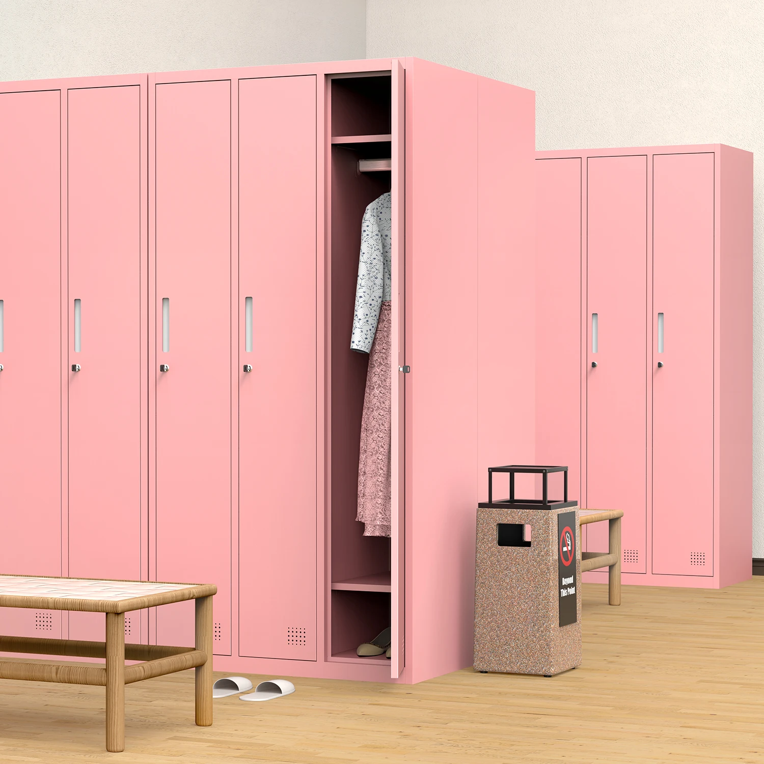 work dressing hospital room cloth storage middle school gym key lock iron metal steel cabinet 2 3 4 6 9 12 15 18 door locker