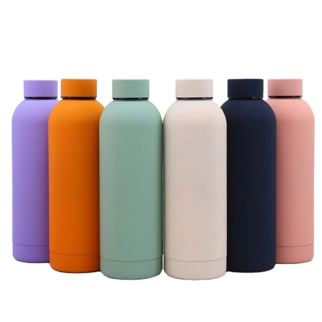 500ml 750ml Drinking Thermos Hot Water Bottle Tumbler Small Mouth Stainless Steel Insulated Water Bottle