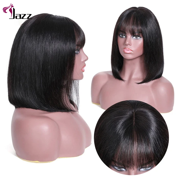 wholesale cheap 150 180 high density short machine made human hair bob wig, hot selling 8 inch 10 inch 12 inch 14 inch bob wig