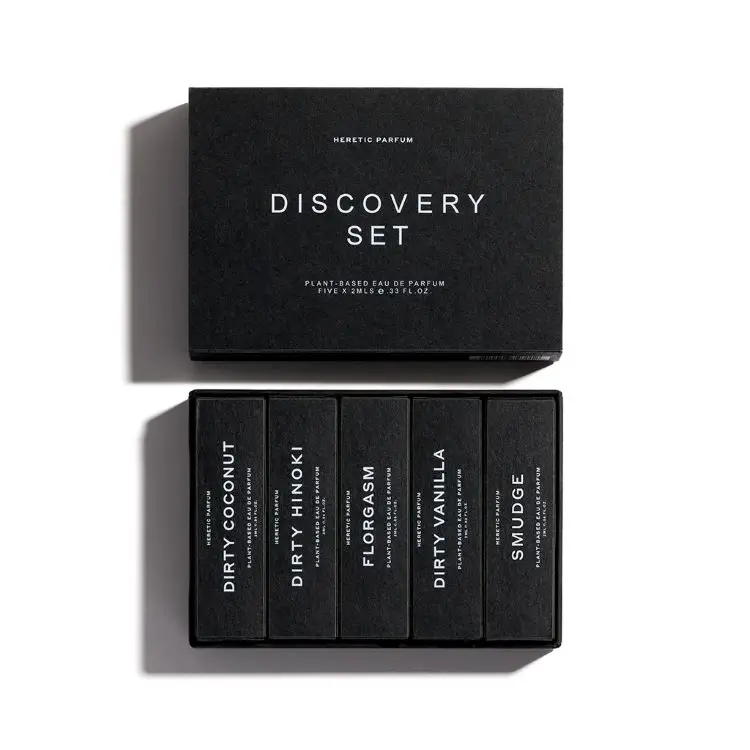 Custom Cardboard Make Perfume Sample Gift Set Storage Packaging Luxury Gift Set Sample Bottle Packaging box