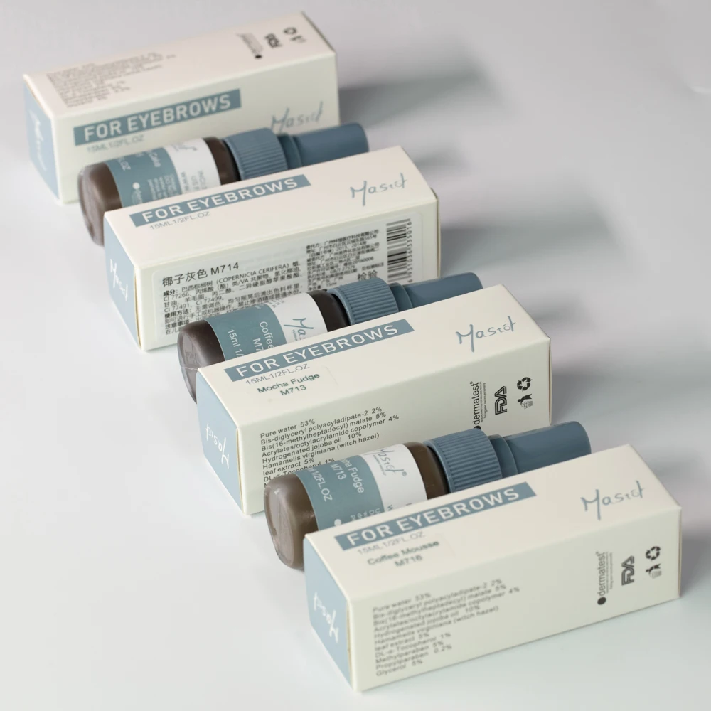 2022 Newest Mastor Pigment for Eyebrows Permanent Makeup Pigment