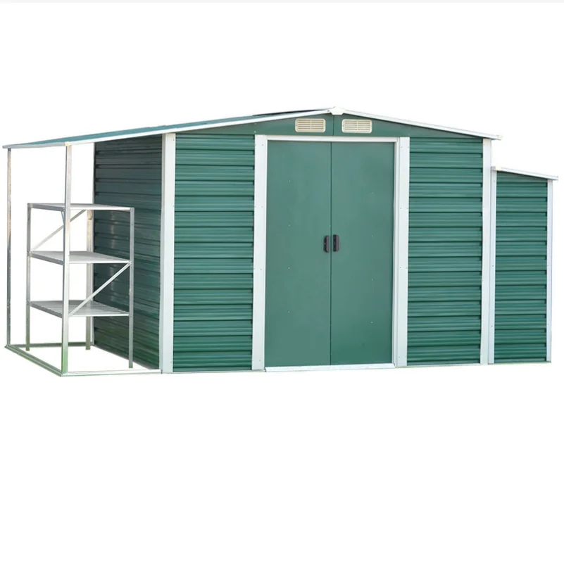 Hot Sale Outdoor Utility Garden Backyard House Building Yardmaster Metal Steel Storage Shed