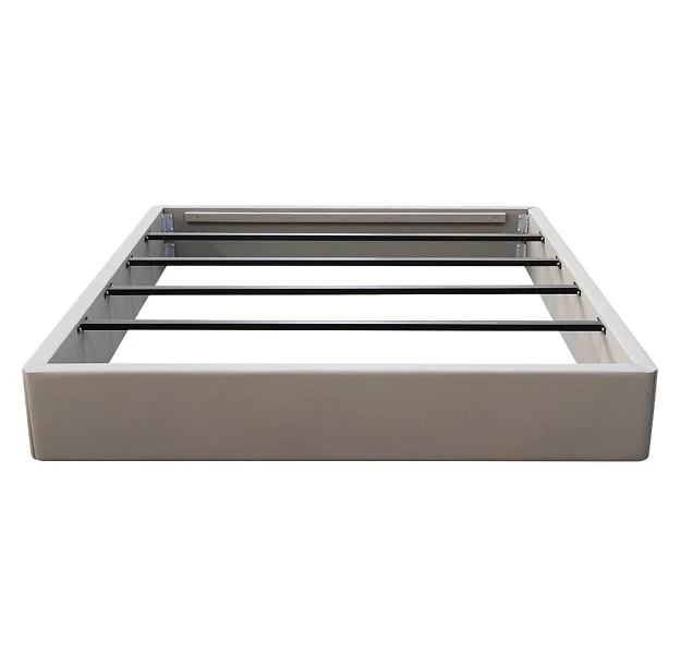 New Design Slat Bed Base Without Headboard Plywood Synthetic leather Hotel Bed Base