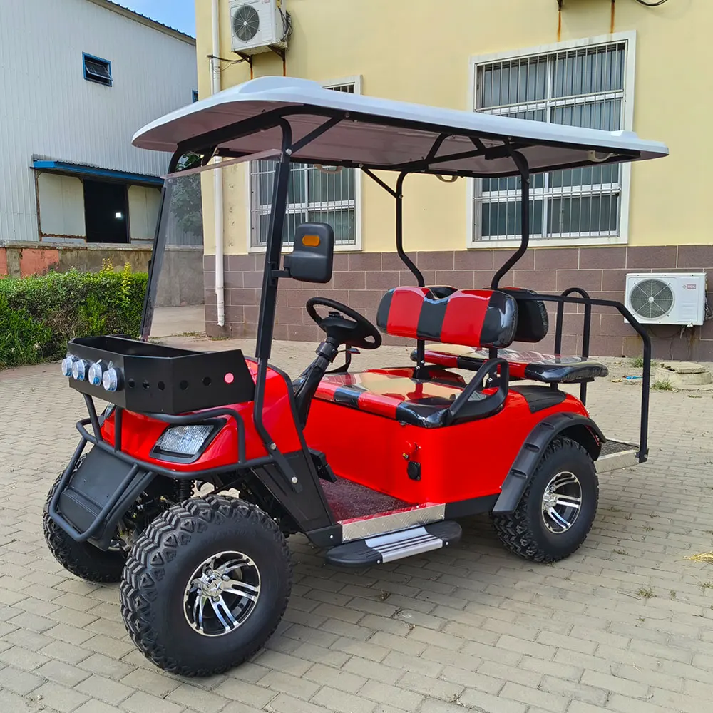Custom Golf Cart 60V 72V Lithium Golf Cart Battery Fast Electric Golf Cart 4 Seater With CE Certification
