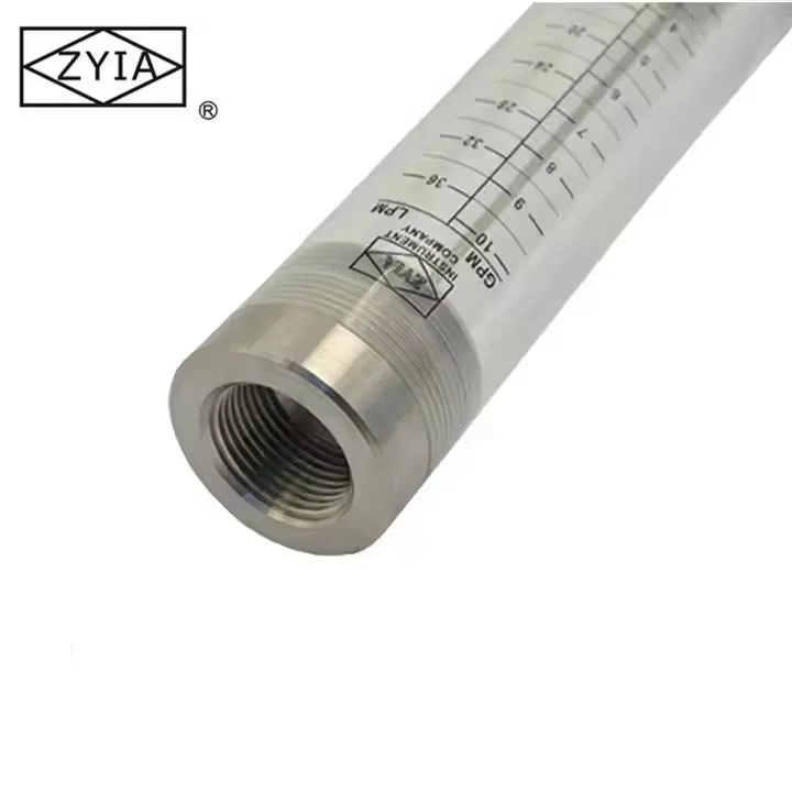 PVC pipeline plastic type acrylic gas flowmeter pure water  liquid flowmeter,rotameter for water