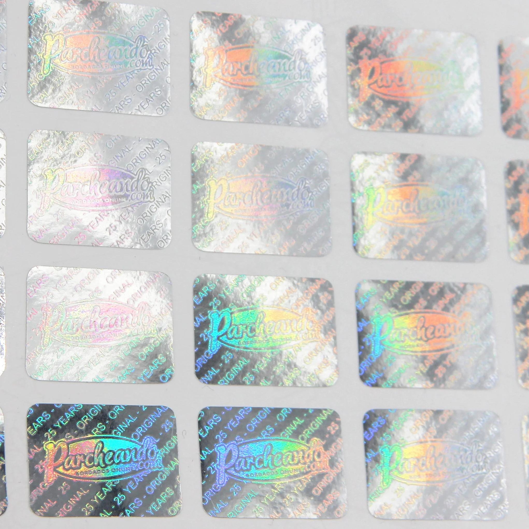 New Hologram Stickers for Package Custom Stickers Holographic Waterproof Stickers for Packaging Security