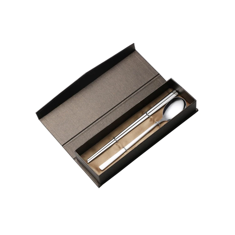 
Korean Flatware Stainless Steel Spoon And Chopsticks Cutlery Set With Gift Box  (62239000936)