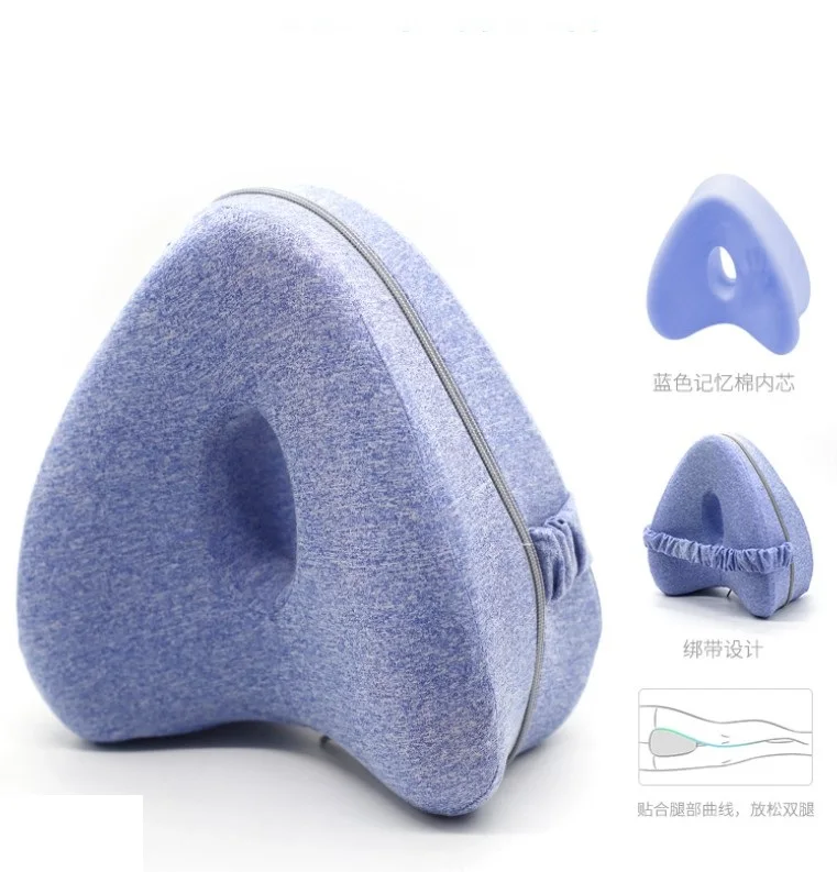Amazon  hot sell  Heart shape Knee leg Pillow for Side Sleepers