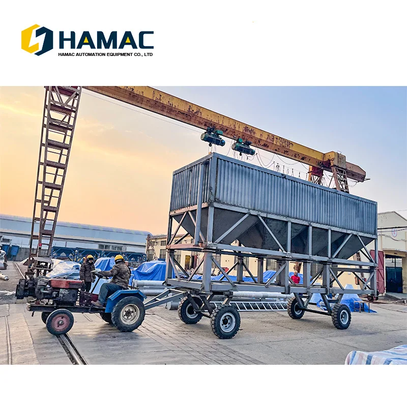 Cheap price mobile container horizontal cement silo 100 ton large size horizontal cement silo for sale