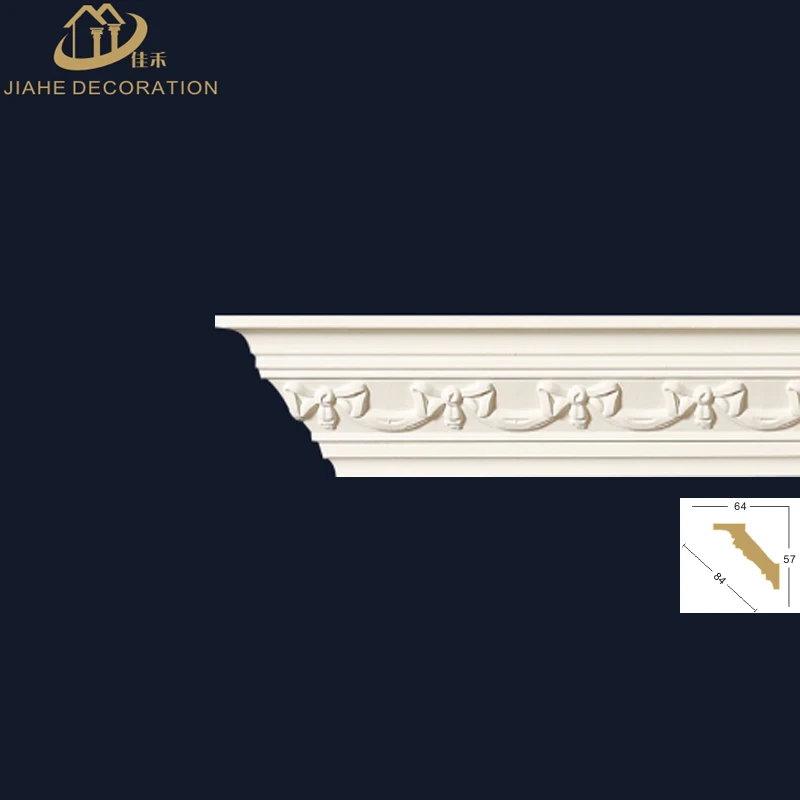 
China Manufacturer High quality Polyurethane cornice moulding PU crown molding 