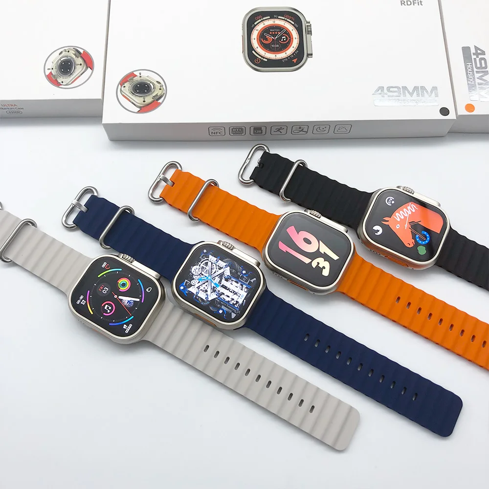 best high quality smart watch 2023 calling mini original series 8 blood glucose blood pressure smart watch serie 7