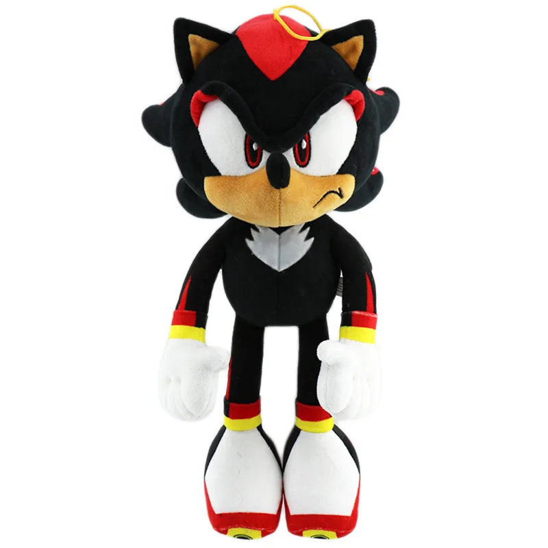 New 30CM Super Sonic Hedgehog Mouse Plush Doll Hedgehog Doll Cartoon Anime Movie Accessory Toy Gift