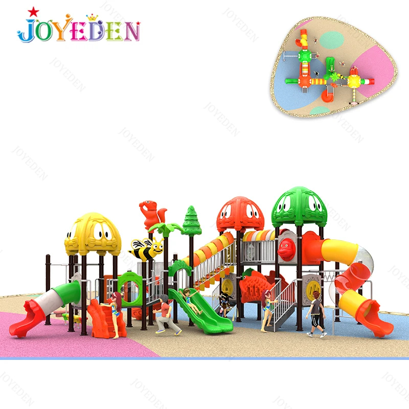 Approved kids outdoor playground equipment plastic outdoor slide Game Antique Playground Equipment