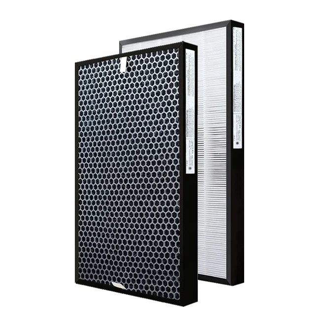 Panasonics F-ZXPS60C Replacement HEPA with Activated Carbon Composite Filter for Air Purifier F-61C7PD F-63C8PX Filter