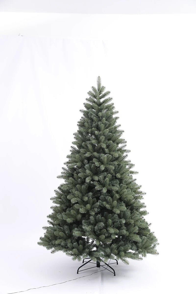 2024 New design 180CM 210cm artifical pvc PE christmas tree with led  lights