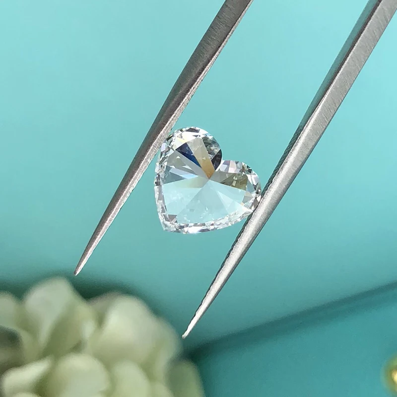 IGI Certified Heart  D VVS 1CT 2CT 3CT  Big Loose Created Wholesale Grown HPHT CVD Lab Grown Diamond