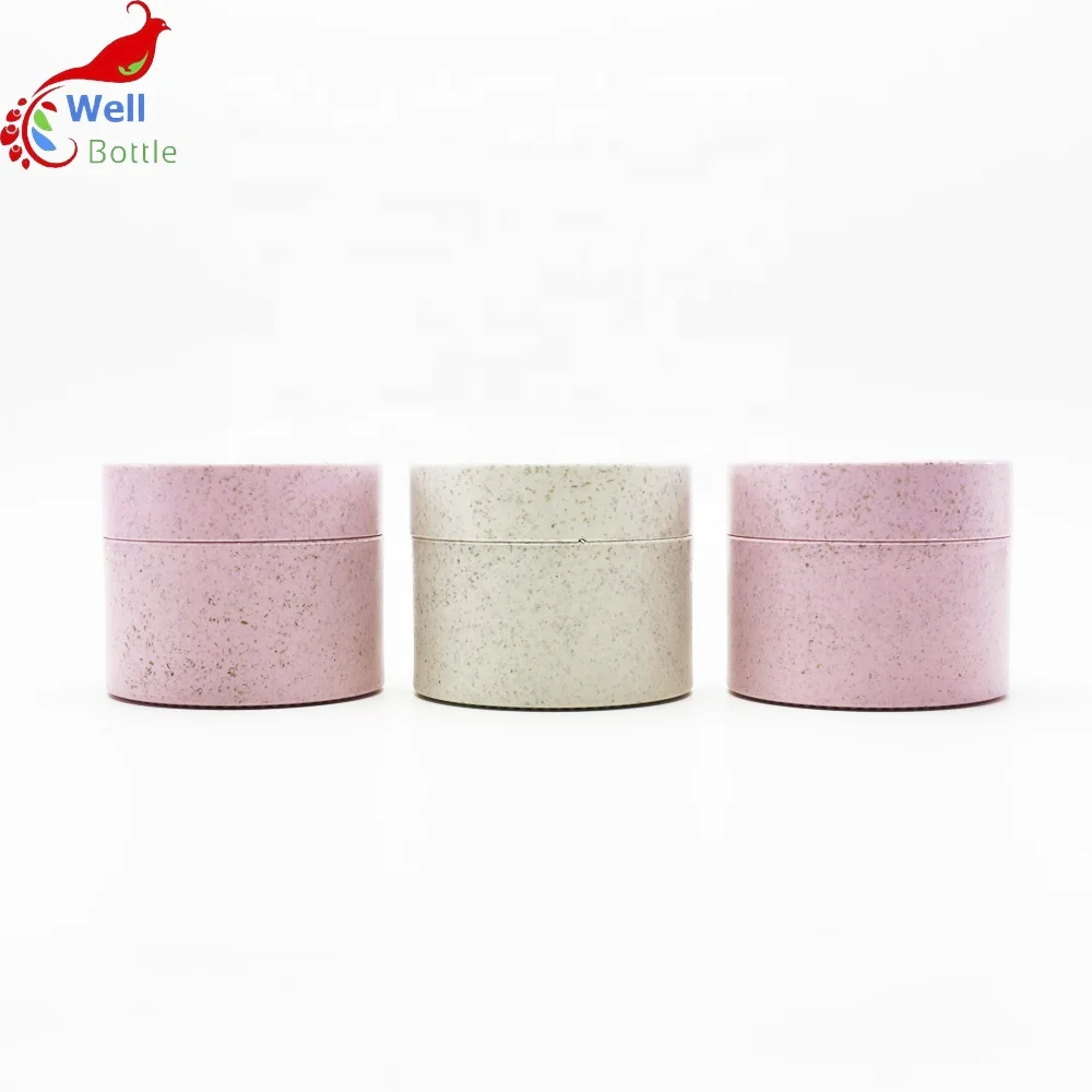 5ml 15ml 30ml 50ml 100ml 250ml eco friendly biodegradable pla corn starch cream jar and cosmetic oil serum bottle PLA-26T
