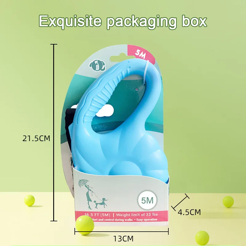 Dog Collar ABS Thickening Luminous Outdoor Multifunctional Retractable Pet Cat Tractor Leash Dogs Accessories Pet Traction Rope