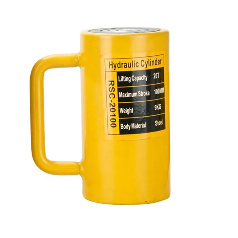 High Quality Rsc-20100 Hydraulic Cylinder Acting Lifting Jack 155mm Maximum Height Strokes Lifting Jacks
