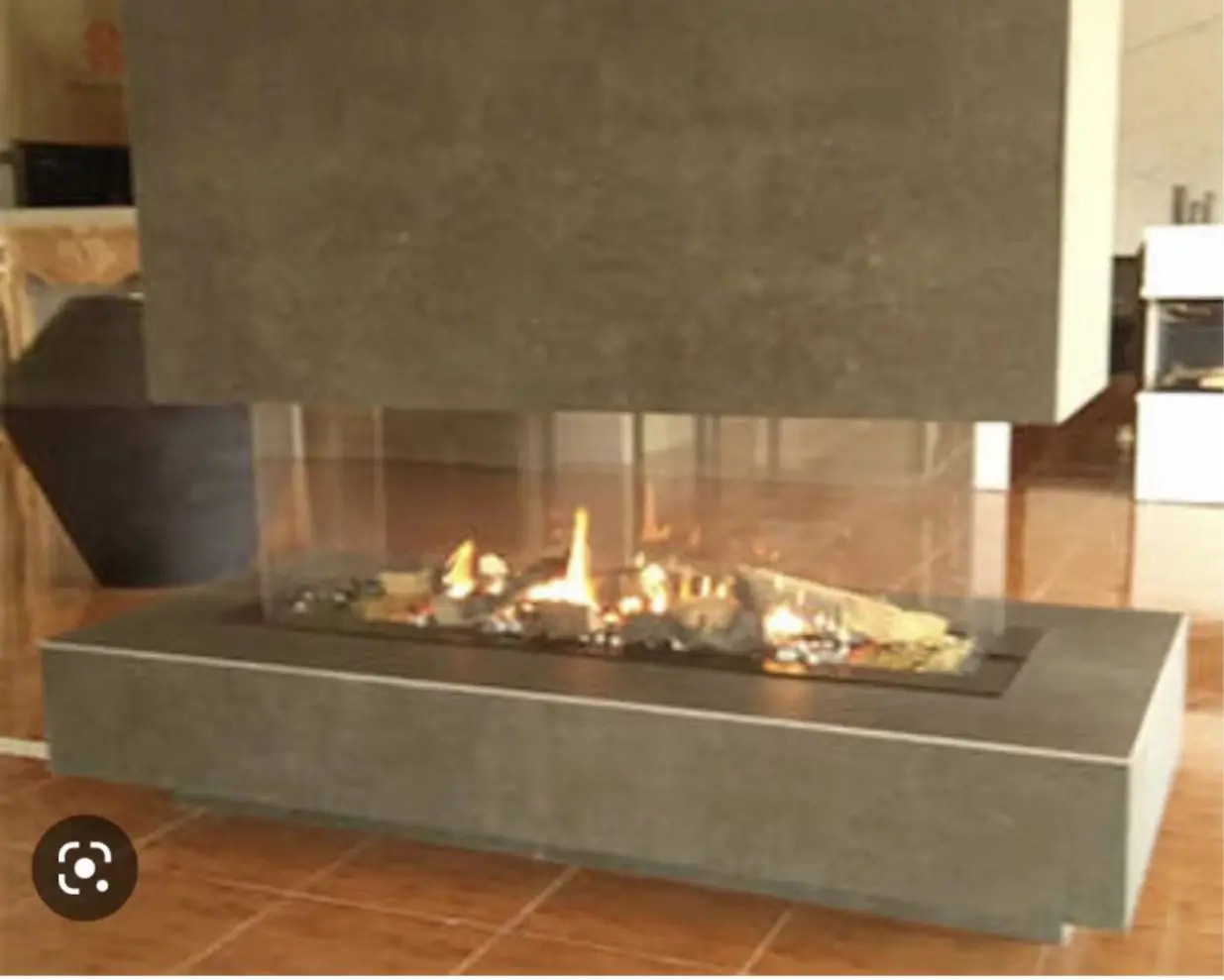 182x35x55cm Indoor US Plug Gas Fireplace Factory Direct Steel Remote Control Three Sides View Flame Natural Liquefied Gas Insert