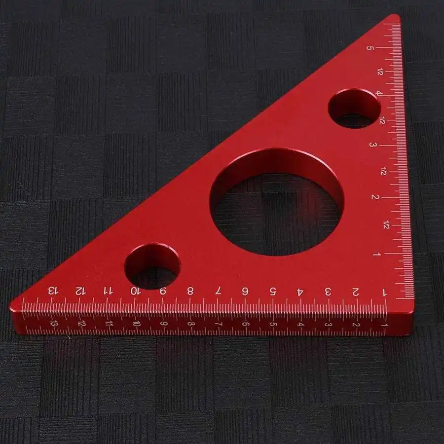 90 degree positioning squares aluminum alloy 5 inch/13 cm right height ruler precision carpenter woodworking tools for work in