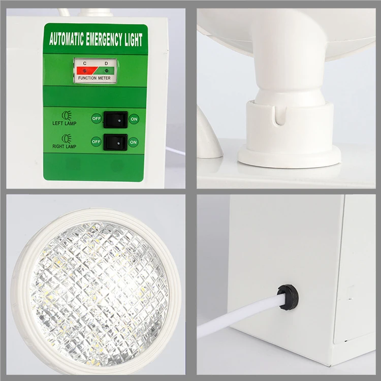 Wall Mount Rechargeable Led Charging Emergency Lights combined emergency lighting