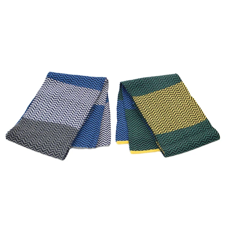 hot selling ladies custom knitted scarf Computer Jacquard fashion winter scarf