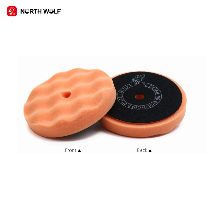 North Wolf 5Inch Convex Sponge Polishing Waxing Buffing Pads DA Foam Polishing Pad