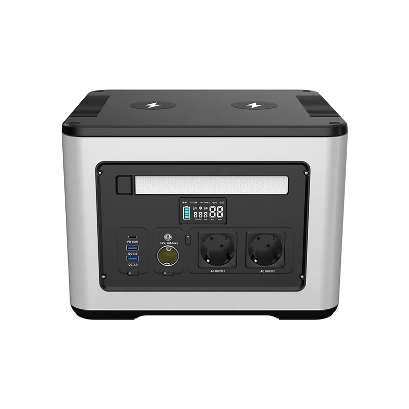2000W 110V 220V 230V EU Plug US UK Portable Socket Power Station Outdoor Camping Solar Generator LiFePO4 Battery