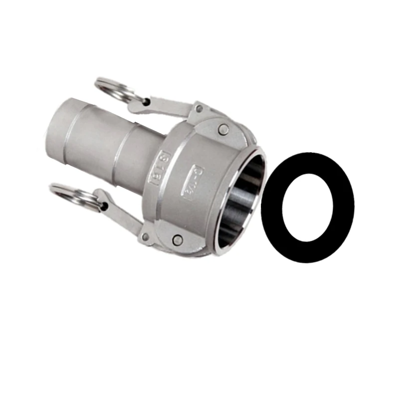 Bronze & Stainless Steel 304 & 316 C Type Hose Quick Connection Sleeve Quick Connector 10mm 30mm BSPT Piping Hydraulics Standard