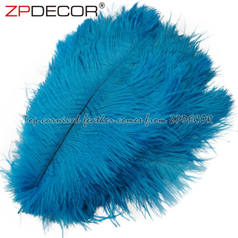 ZPDECOR Wholesale Cheap Size 30-35 cm Mix Colors Ostrich Feathers for DIY Design