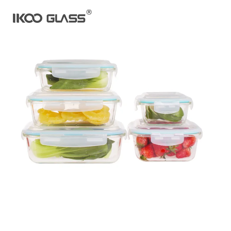 hot selling kitchen accessories glass food storage container sets