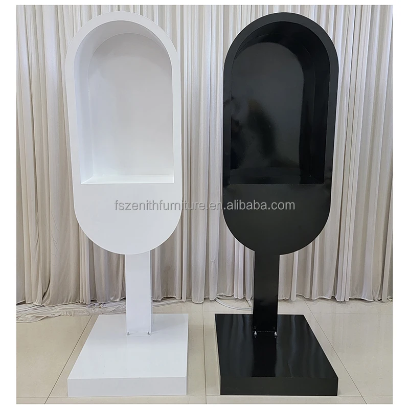 Metal Message Book Stand Phone Recording Table For Leave A Message Telephone Booth Guestbook Stand