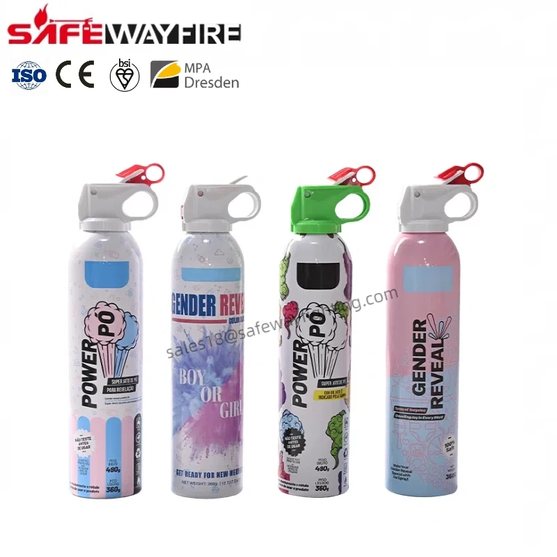 Explosive Excitement Unique Blue & Pink Smoke Bombs 360g Color Blasters Gender Reveal Fire Extinguisher