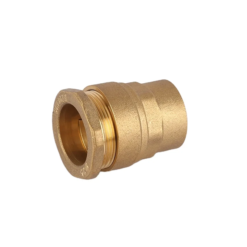 Hot Sale Brass Connector And Pipes Fitting Tube Tee Fittings Brass Malleable Metal PE Pipe Joint