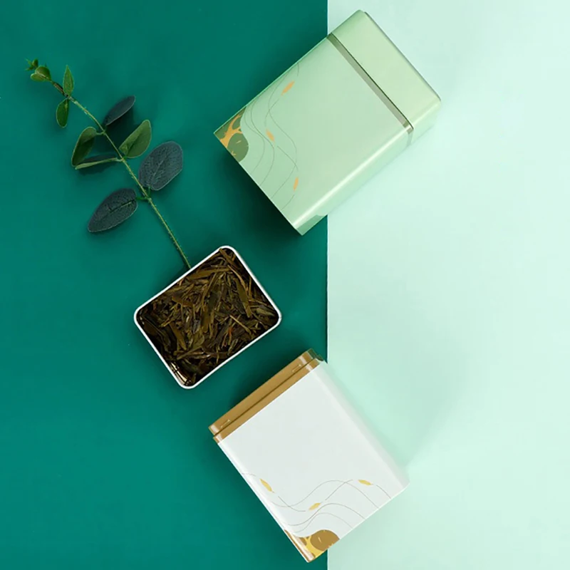 Xin Jia Yi Packaging Box Tin Square Metal Eco-Friendly Decorative Tea Storage Wedding Favor Mini Tin Cans