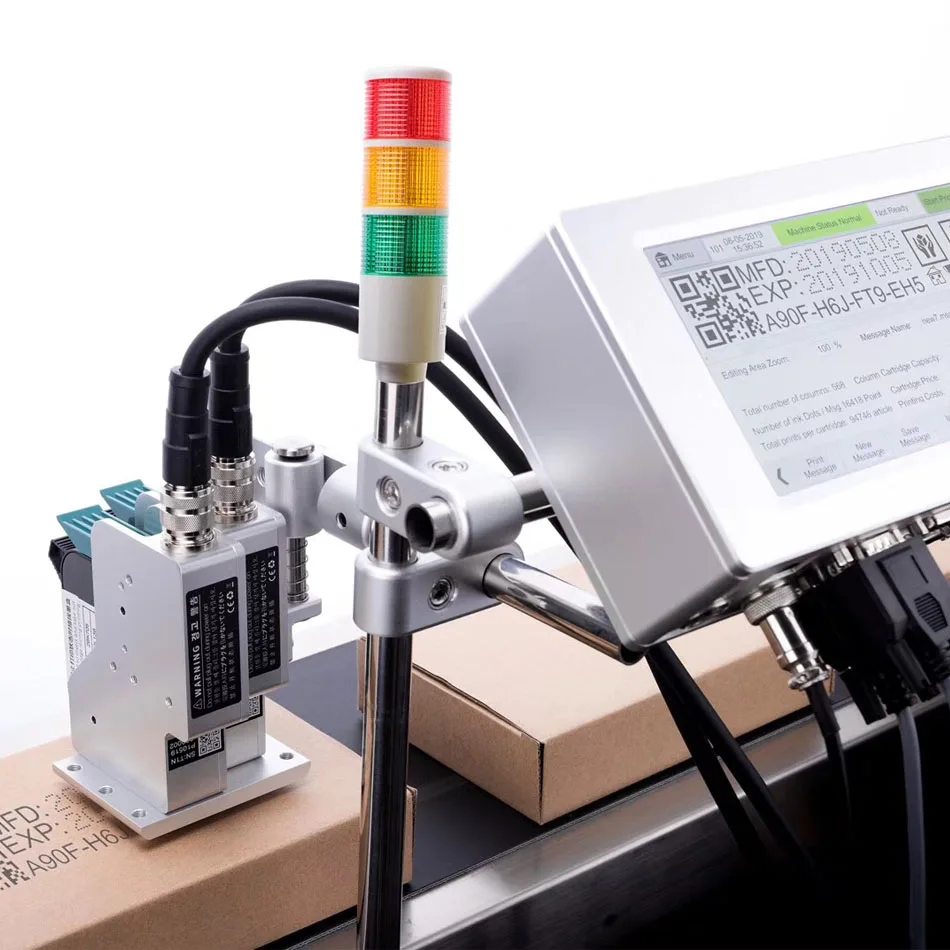 Kelier KX2G 1 мм-25 4 мм логотип картонная коробка бутылка струйная печатная машина для сборочной