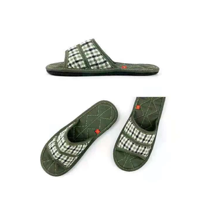 
Wholesale Casual Handmade Pure Cloth Men Slippers Washable 