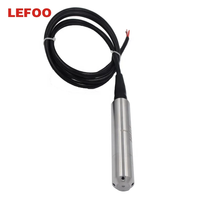  Lefoo 0.25% FS Высокая точность хода-в погружной датчик уровня воды из нержавеющей стали