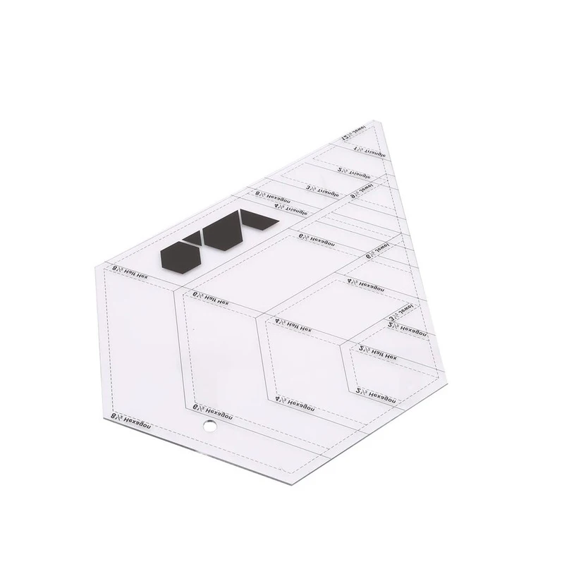 Акриловая чертежная живопись Лоскутная линейка архитектура измерительный шаблон круги линейки для