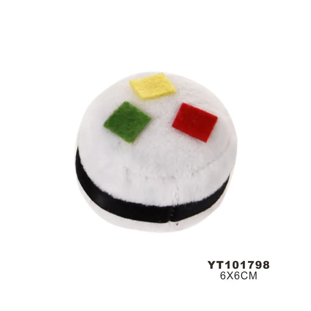 
Sushi Food Shape Pet Chewer Interest Padding Cute Soft Cat Catnip Toy 