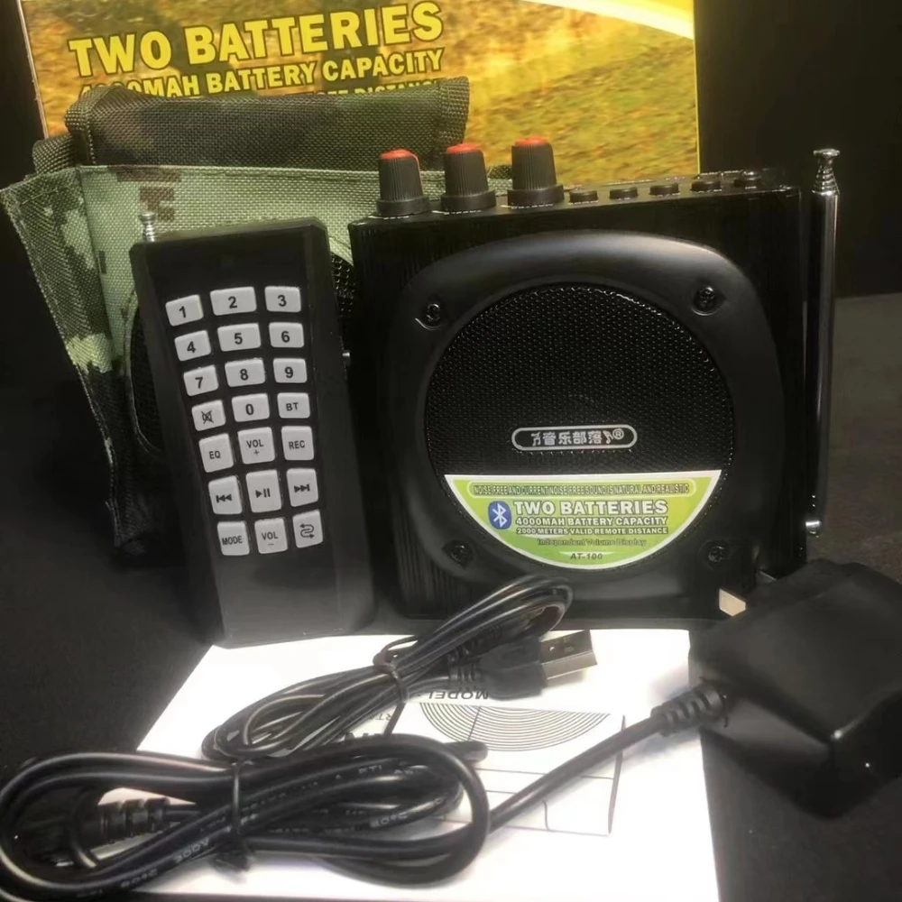 Daile amplifier AT100 with TF / FM radio / recording high power remote player outdoor loudspeaker