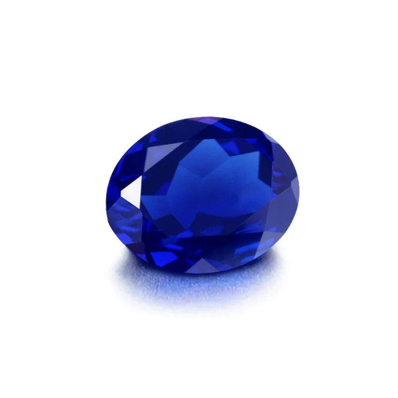 AGL Certified Royal blue lab sapphire 1carat 2carat 5mm Loose sapphire wholesale Jewelry Gemstones Blue Gems Lab Grown Sapphire