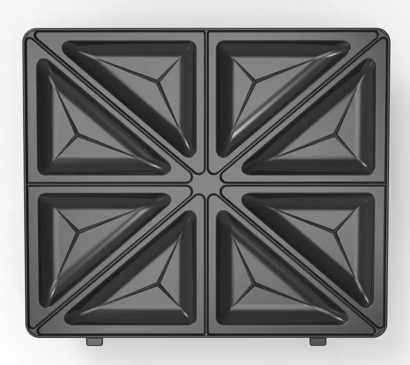 7 in 1 New Electric Waffle Maker 4 Slice Breakfast Toaster Sandwich Machine Grill Donut Changeable Plates