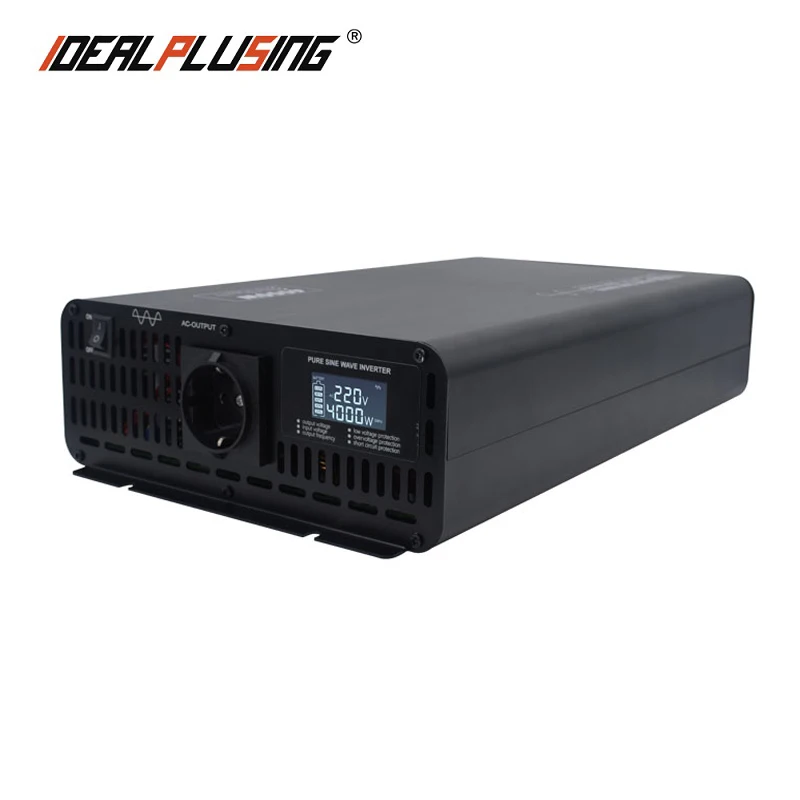 Factory manufacturing 24vdc 220vac 4000w pure sine wave inverter for Home entertainment electronic devices