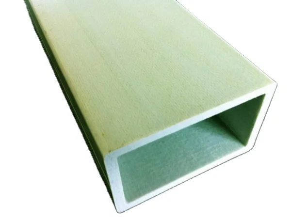 FRP Rectangular Pipe Fiberglass Rectangular Tube Structural Profile