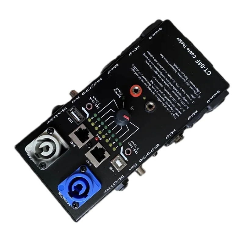 DMX XLR сигнал RJ45 USB RCA испытательная машина