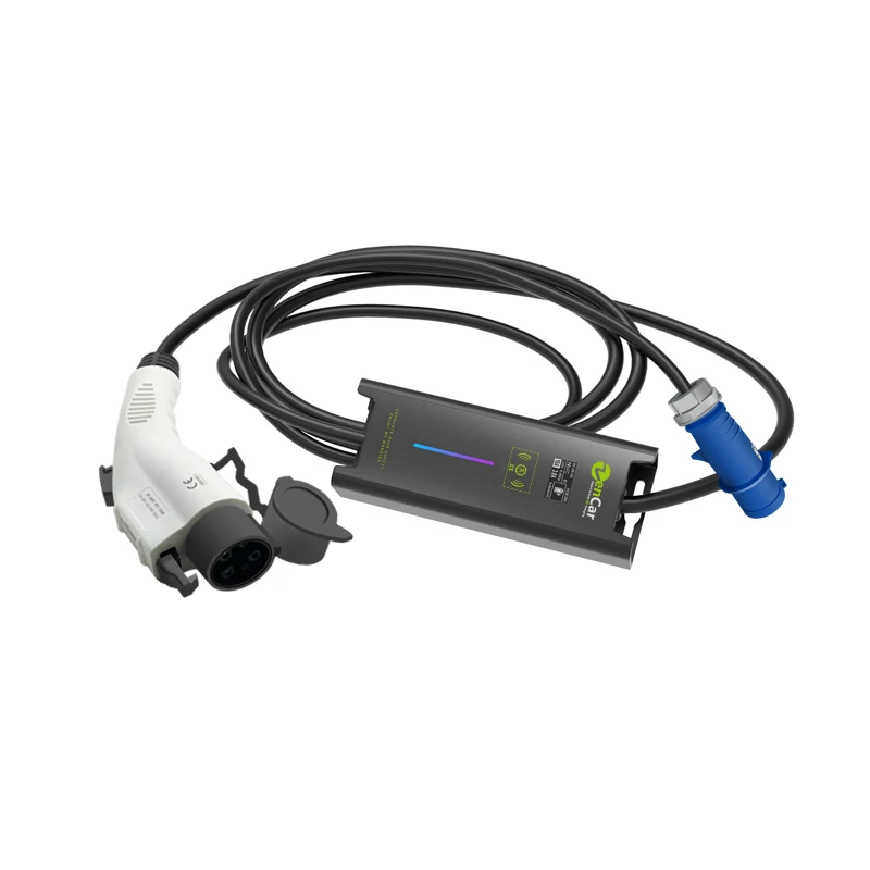 
 SAE J1772 тип 1 32A EV зарядное устройство Evse автомобильная зарядка с синей вилкой  