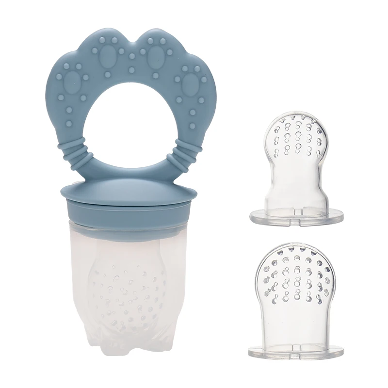 Unisex Infant Pacifier and Teether Food Grade Silicone Baby Food Feeder for Fresh Frozen Fruit and Pacifier Use