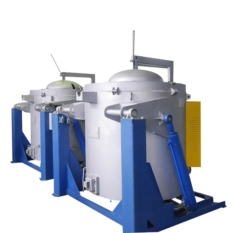 Customized Hydraulic Tilting 350KG 500KG 800KG 1000KG Electric Resistance Melting Furnace